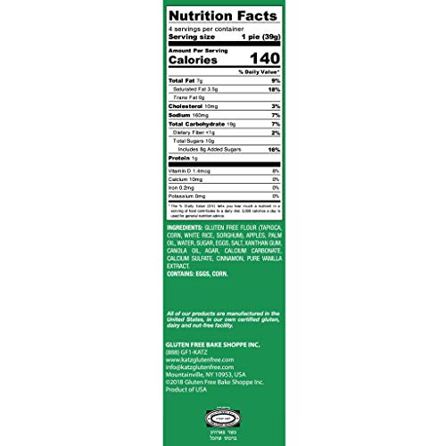 Katz Gluten Free Snacks Mini Pies Variety Pack | Apple, Blueberr