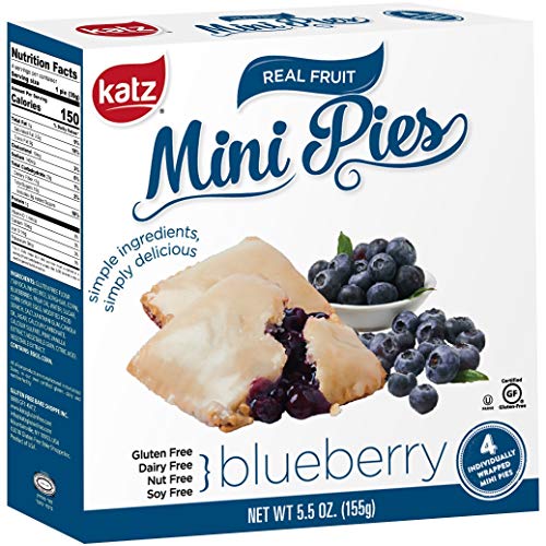 Katz Gluten Free Snacks Mini Pies Variety Pack | Apple, Blueberr
