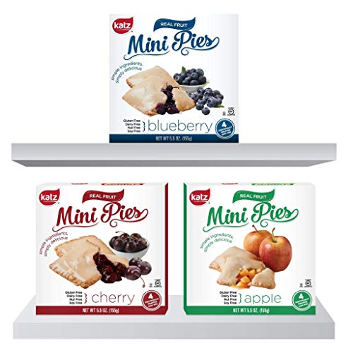 Katz Gluten Free Snacks Mini Pies Variety Pack | Apple, Blueberr