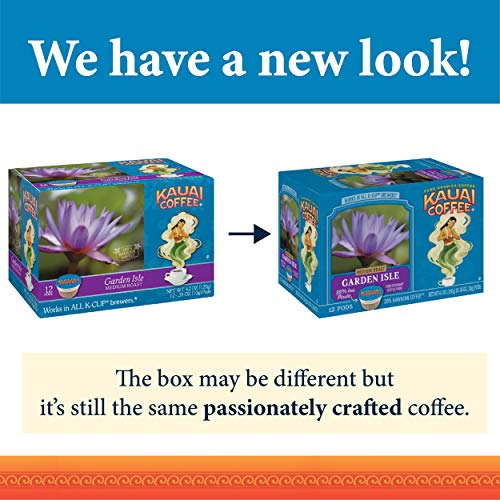 Kauai Coffee Single-Serve Pods, Garden Isle Medium Roast – 100%