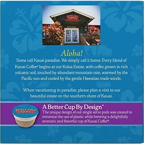 Kauai Coffee Single-Serve Pods, Garden Isle Medium Roast – 100%