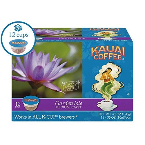 Kauai Coffee Single-Serve Pods, Garden Isle Medium Roast – 100%