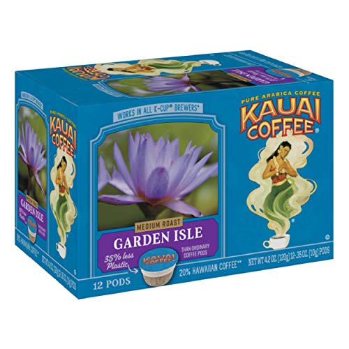 Kauai Coffee Single-Serve Pods, Garden Isle Medium Roast – 100%
