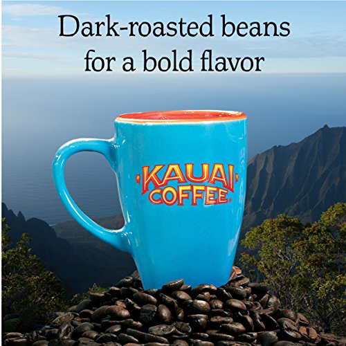 Kauai Coffee Single-Serve Pods, Na Pali Coast Dark Roast – 100%