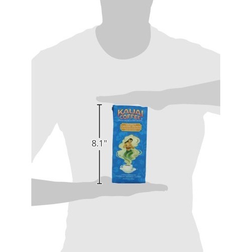 Kauai Hawaiian Ground Coffee, Coconut Caramel Crunch Flavor 10