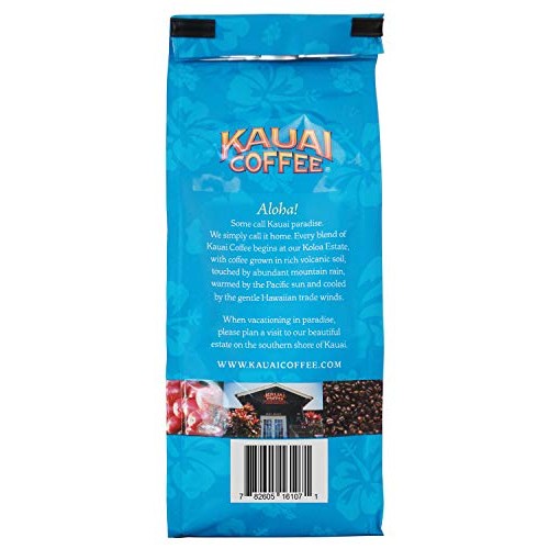Kauai Hawaiian Ground Coffee, Koloa Estate Dark Roast 10 Oz Bag