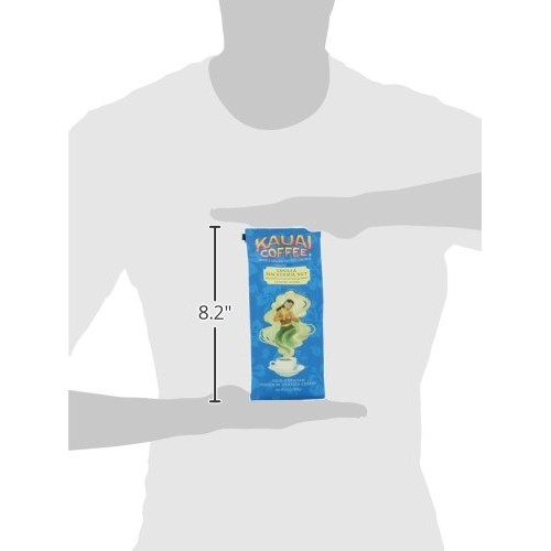 Kauai Hawaiian Ground Coffee, Vanilla Macadamia Nut Flavor 10 O