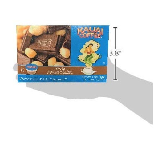 Kauai Coffee Single Serve Pods, Mocha Macadamia Nut - 100% Premi