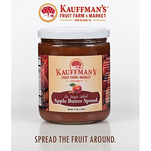 Kauffmans Fruit Farm Spiced Apple Butter, Homemade, No Sugar Ad