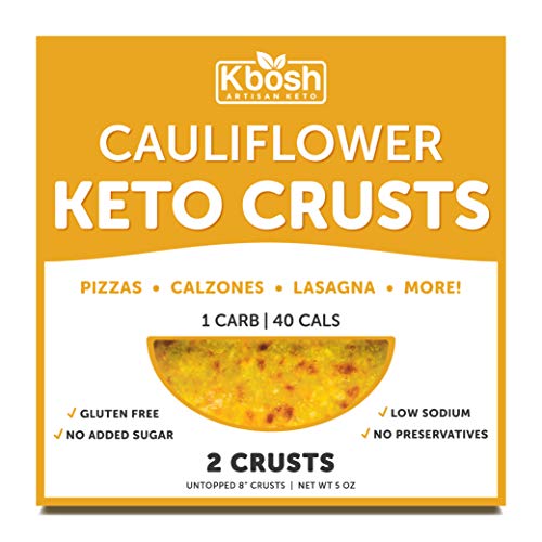 Kbosh Keto Crusts - The #1 Cauliflower Keto Pizza Crust - Only 1