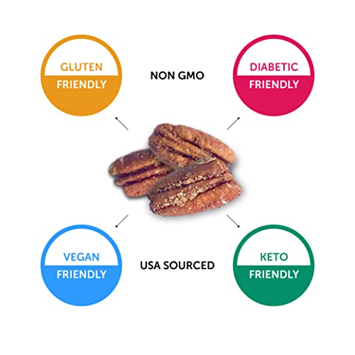 KBosh Keto Candied Pecans - Sweet and Crunchy Low Carb Snacks wi...