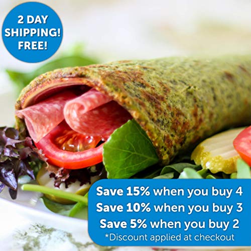 Kbosh Keto Crusts - The #1 Kale Keto Pizza Crust - Only 1 Carb &...