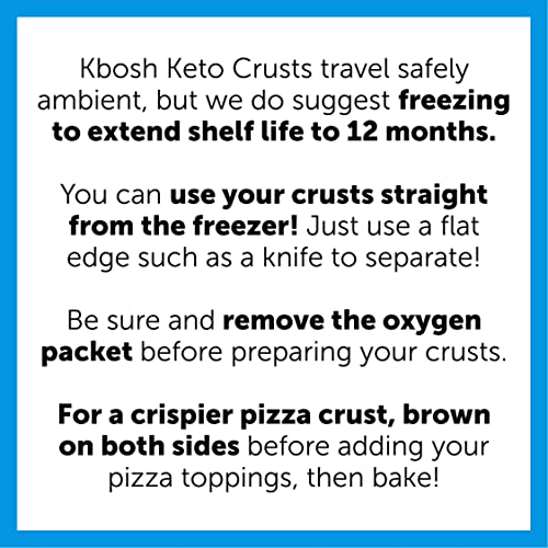 Kbosh Keto Crusts - The #1 Kale Keto Pizza Crust - Only 1 Carb &...