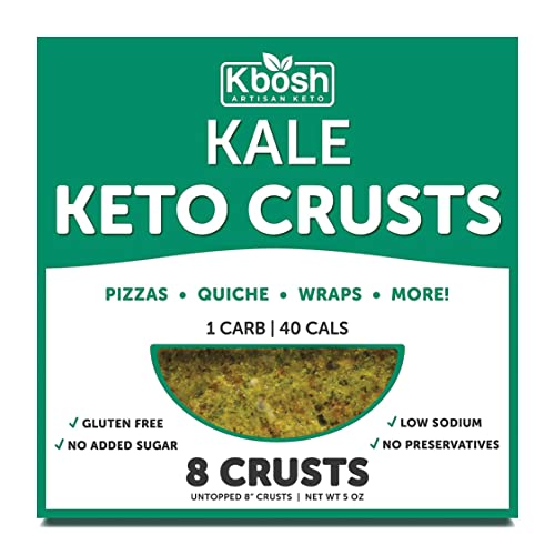 Kbosh Keto Crusts - The #1 Kale Keto Pizza Crust - Only 1 Carb &...
