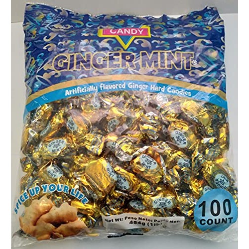 Kc Ginger Mints 1 Lb Pack Kc Ginger Mints 1 Lb Pack