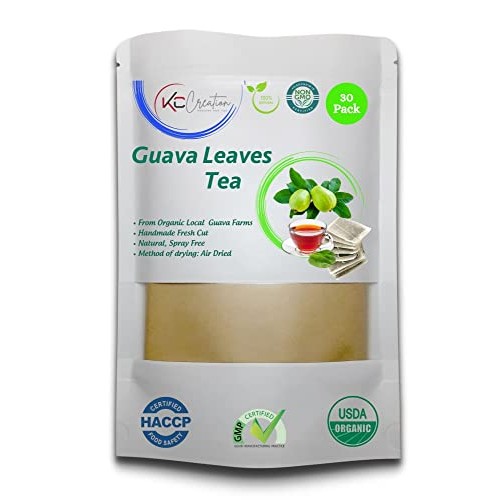 KC Creation Organic Guava Leaves Tea Bags, 30 Tea Bags, Natural ...