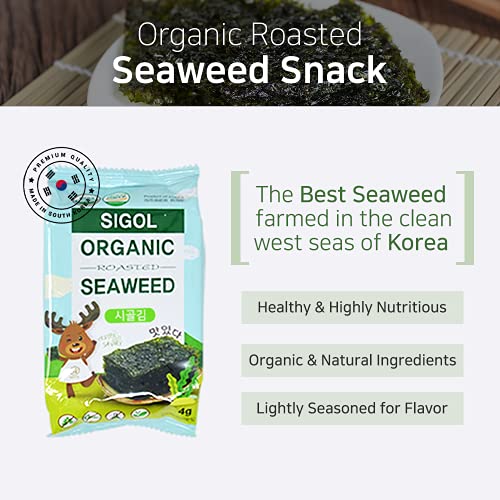 KD Home Organic Premium Sesame Oil Roasted Sigol Seaweed 24PK 0...