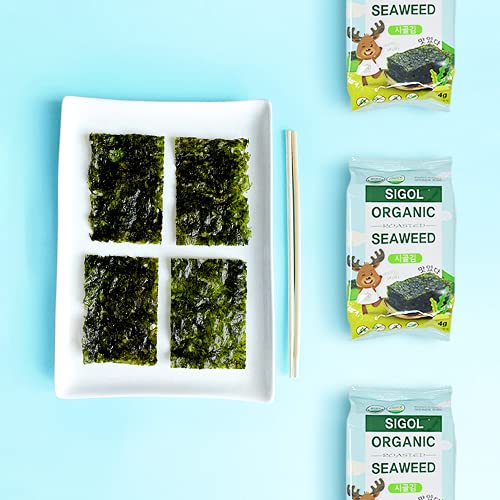 KD Home Organic Premium Sesame Oil Roasted Sigol Seaweed 24PK 0...