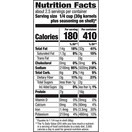 BIGS Sunflower Seeds, Keto Friendly 5.35 oz Bags Pack of 2 Si...