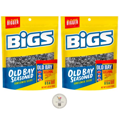 BIGS Sunflower Seeds, Keto Friendly 5.35 oz Bags Pack of 2 Ol...