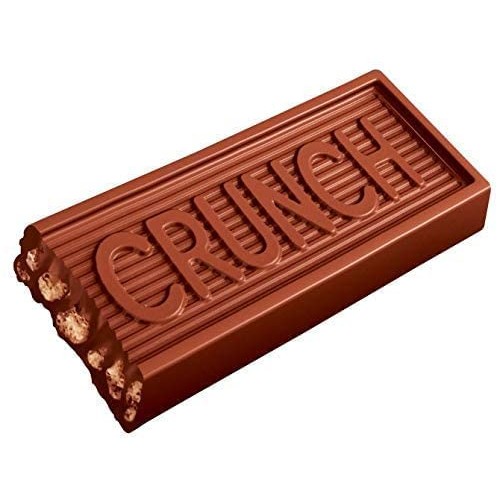 Crunch Fun Size Crisped Rice Chocolate Bars Bulk Bag 1 Pound -...
