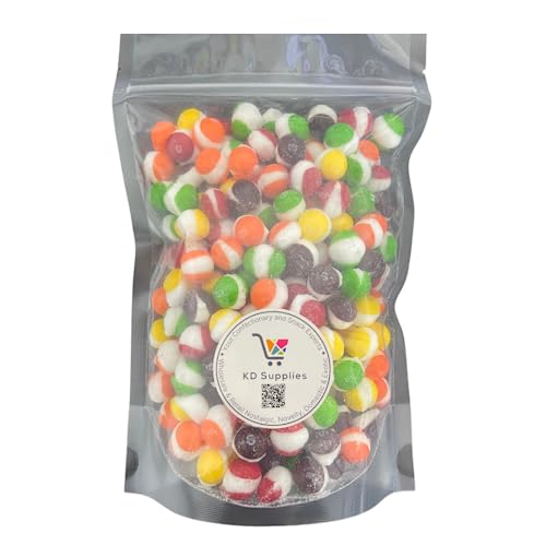 KD Supplies Freeze Dried Skittles 10 oz - Premium Crunchy Cand...