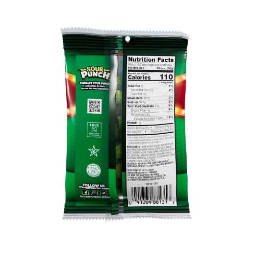 Sour Punch Pickle Roulette Gummy Straw Bites - Pickle Bites Disg...