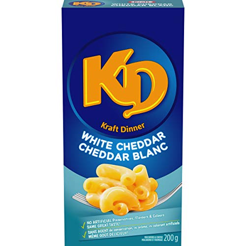 Kraft Dinner White Cheddar Macaroni &Amp; Cheese, 200G Box