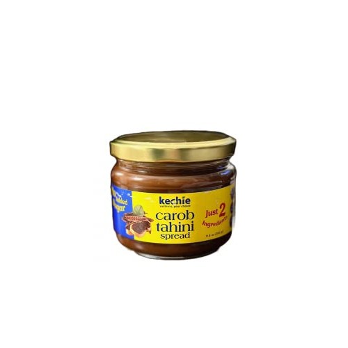 Kechie Carob & Tahini Spread, Plant Based, Vegan, Gluten-Free, C...