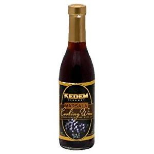 Kedem Cooking Wine Marsala No Sugar, 12.7-Ounce Glass Bottle P