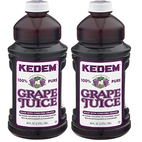 Kedem Concord Grape Juice 64Oz 2 Pack Made With 100% Pure Juice!