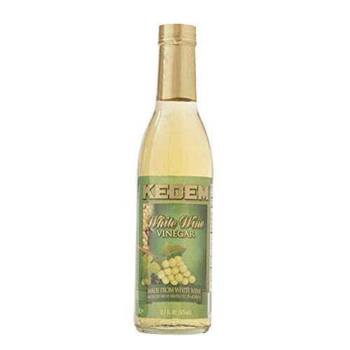 Kedem Gourmet White Wine Vinegar 12.7Oz, Fat Free, Sodium Free,
