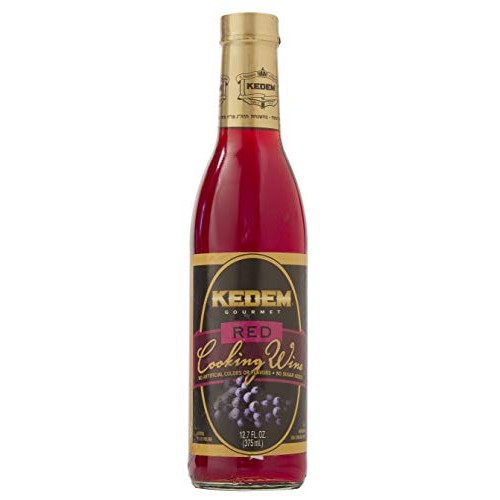 Kedem Red Cooking Wine 12.7Oz Bottle, No Artificial Colors Of Fl