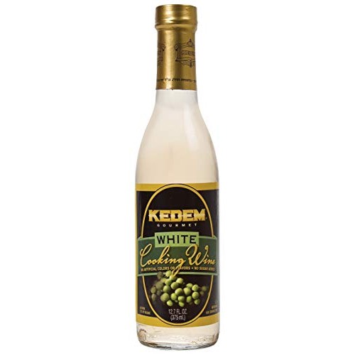 Kedem White Cooking Wine, 12.7Oz Bottle, Gluten Free, Kosher
