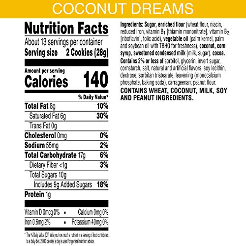 Keebler Coconut Dreams, Family Size, 13.2 Oz
