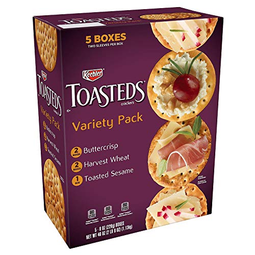 Keebler Toasteds Party Pack Cracker Assortment 40 Oz.