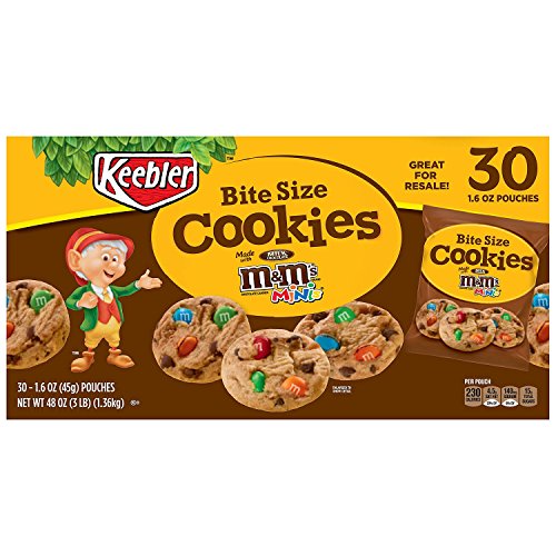 Keebler Bite Size Chocolate Chips Cookies With M&Amp;Ms, 1.6 Oz Bag