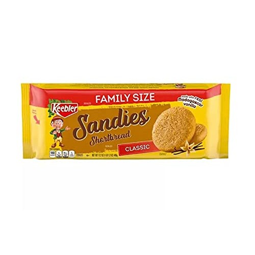 Keebler Sandies, Classic, Family Size, 17.2 Oz