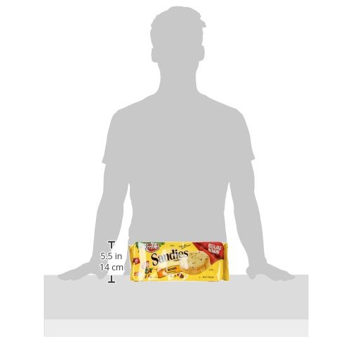 Keebler Sandies Cookies, Pecan Shortbread, Family Size, 17.2 Oz