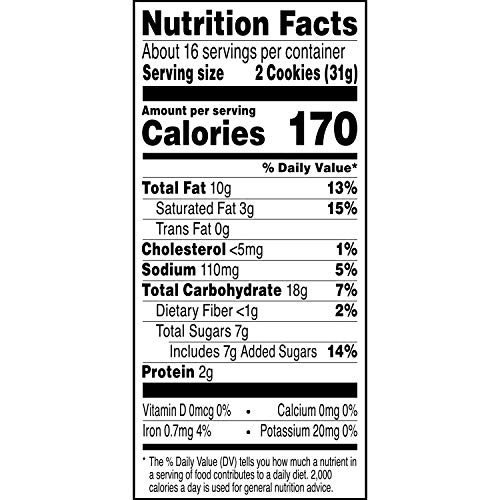 Keebler Sandies Cookies, Pecan Shortbread, Family Size, 17.2 Oz