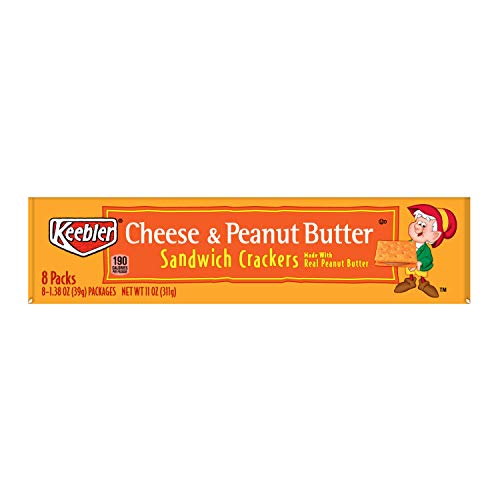 Keebler Cheese And Peanut Butter Sandwich Crackers, Single Serve