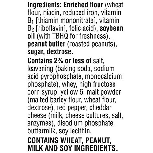 Keebler Cheese And Peanut Butter Sandwich Crackers, Single Serve