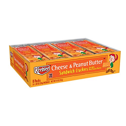 Keebler Cheese And Peanut Butter Sandwich Crackers, Single Serve