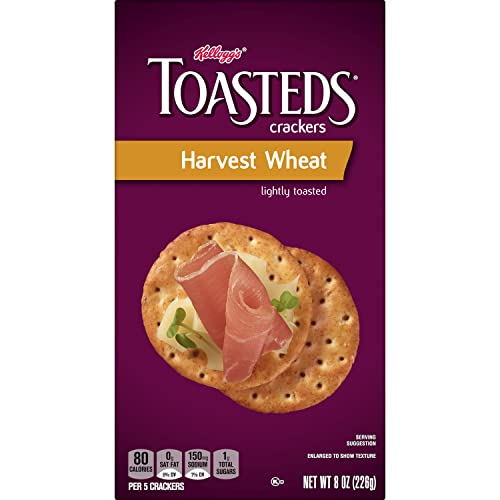 Toasteds Crackers, Toasted Wheat Crackers, Party Snacks, Harvest
