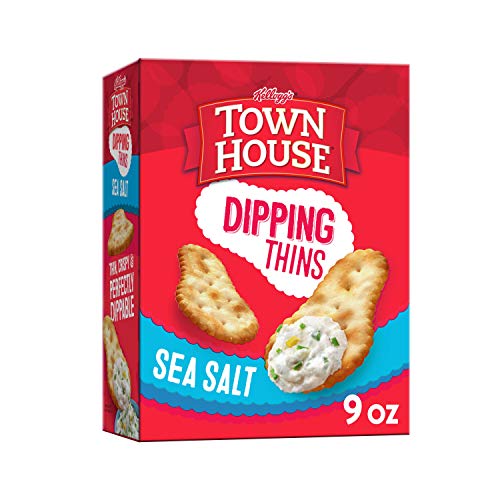 Keebler Town House Dipping Thins Crackers, Baked Snack Crackers,