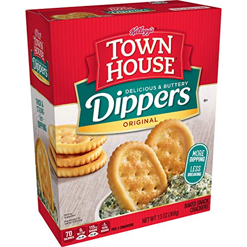 Town House Dippers Crackers, Baked Snack Crackers, Lunch Snacks,