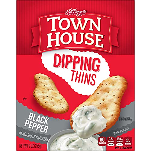 Town House Dipping Thins Crackers, Baked Snack Crackers, Party S