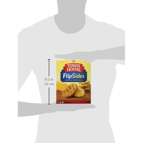 Town House Pretzel Flipsides Crackers, Baked Snack Crackers, Par Town House Pretzel Flipsides Crackers, Baked Snack Crackers, Par