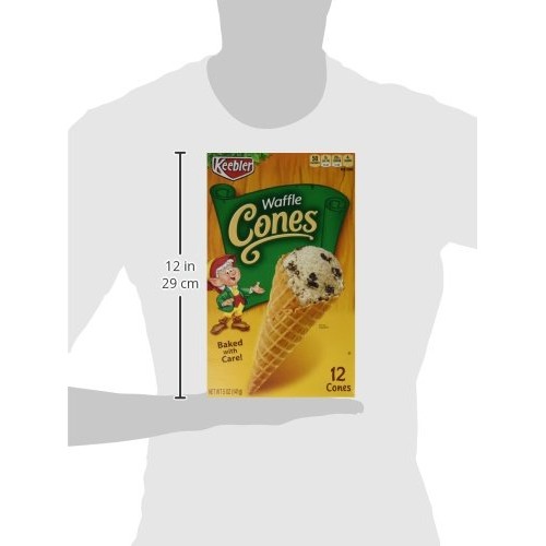 Keebler 12-Count Waffle Cones 5Oz 2 Pack