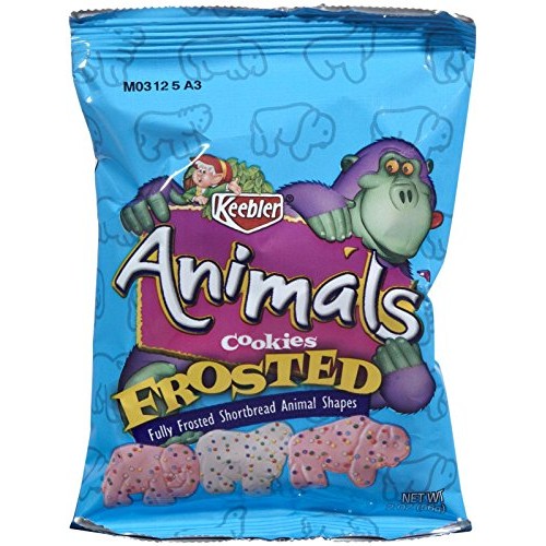 Keebler Frosted Animal Crackers Snack Packs-2 Oz, 8 Ct